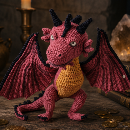Crochet Smaug Dragon Amigurumi Pattern