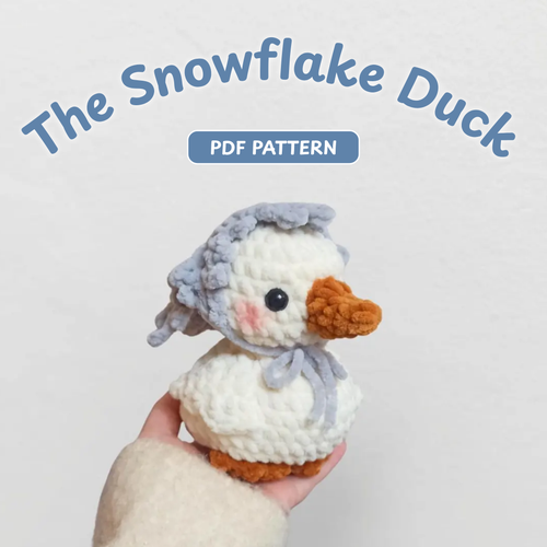 Crochet Little Miss Snowflake Duckling Pattern