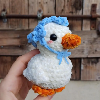 Crochet Little Miss Snowflake Duckling Pattern