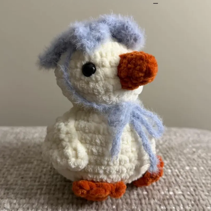 Crochet Little Miss Snowflake Duckling Pattern