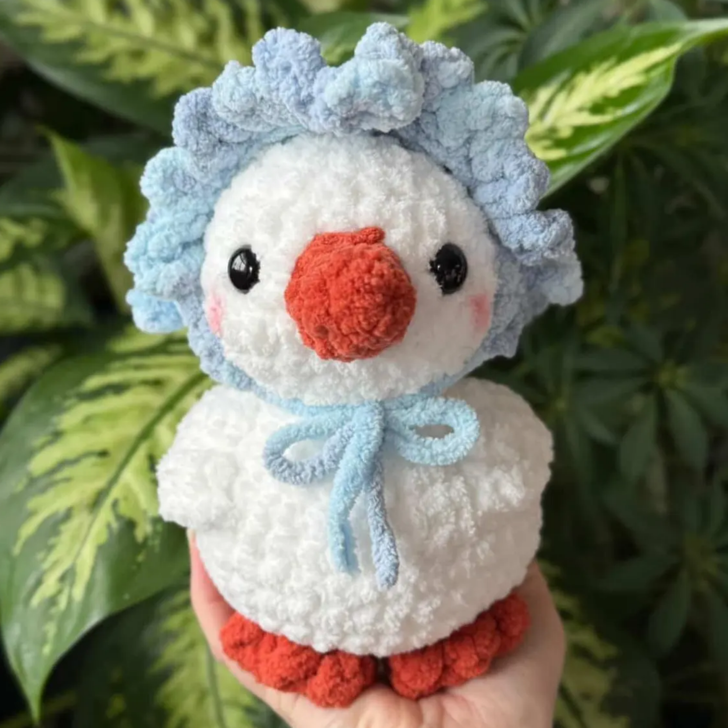 Crochet Little Miss Snowflake Duckling Pattern