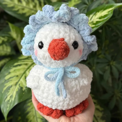 Crochet Little Miss Snowflake Duckling Pattern