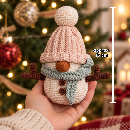 Crochet Snowman Gnome Pattern