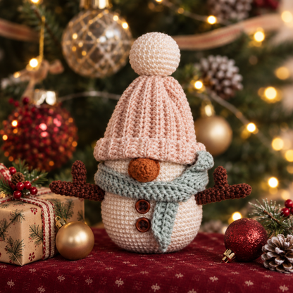 Crochet Snowman Gnome Pattern