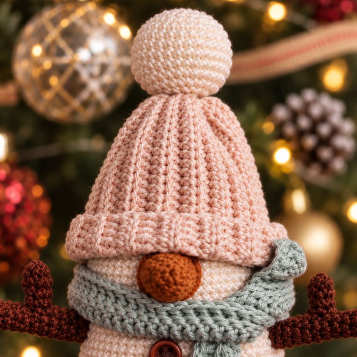 Crochet Snowman Gnome Pattern