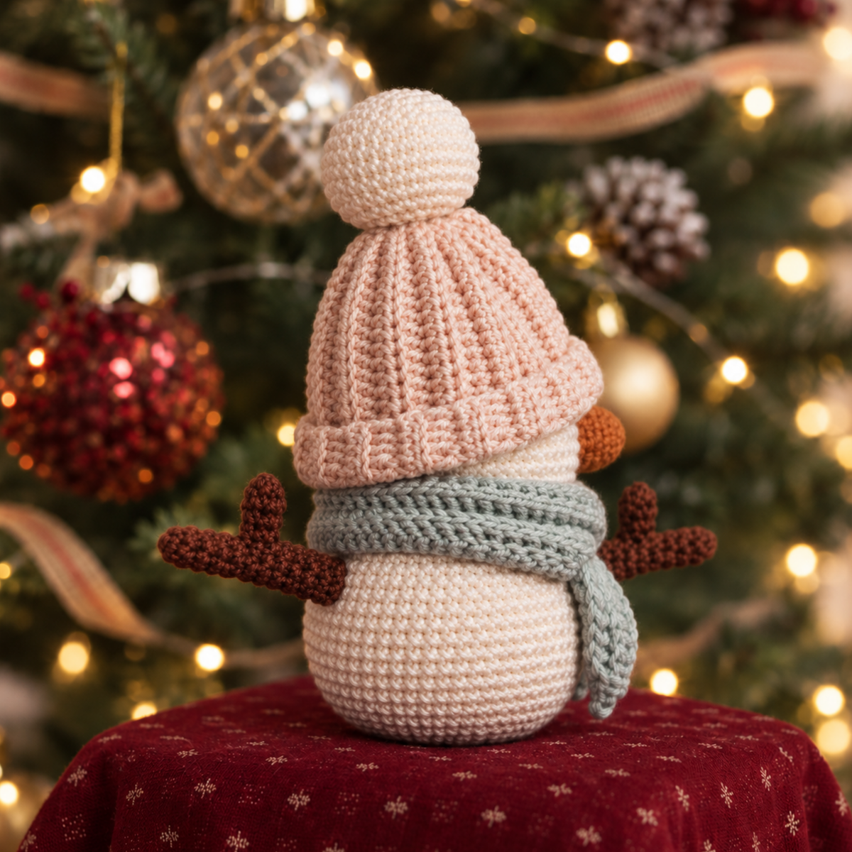 Crochet Snowman Gnome Pattern