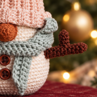 Crochet Snowman Gnome Pattern