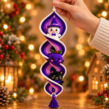 Crochet 50+ Spiral Hanging Ornament Pattern Bundle