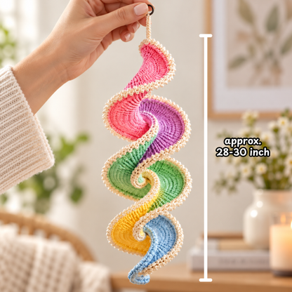 Crochet 5 in 1 Spiral Wind Spinner Pattern