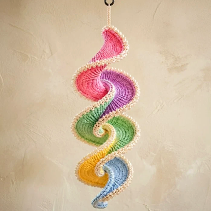 Crochet 5 in 1 Spiral Wind Spinner Pattern