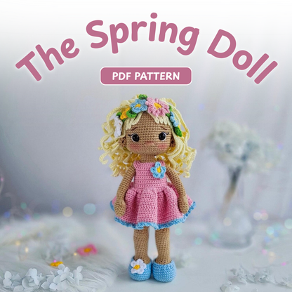 Crochet Spring Doll Pattern