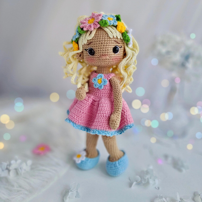 Crochet Spring Doll Pattern