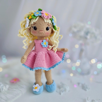 Crochet Spring Doll Pattern