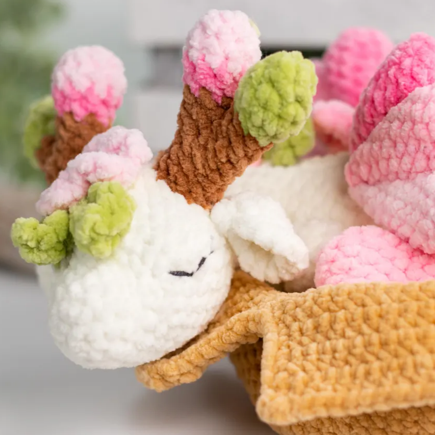 Crochet Spring Dragon in a Box Pattern