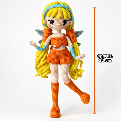 Crochet Stella Amigurumi Fairy Doll Pattern