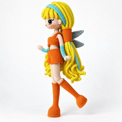 Crochet Stella Amigurumi Fairy Doll Pattern