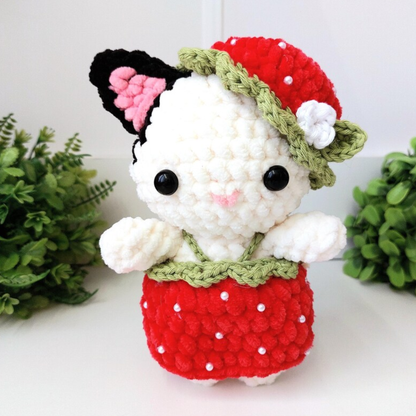 Crochet Fairy Critters Pattern (Bunny and Deer, 2 Characters and 2 Outfits)