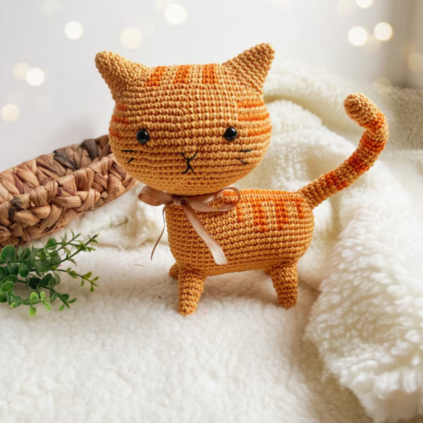 Crochet Tabby Cat Pattern