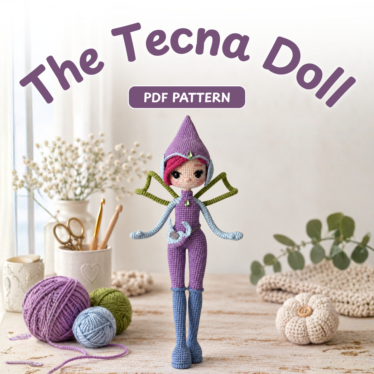 Crochet Tecna Amigurumi Fairy Doll Pattern