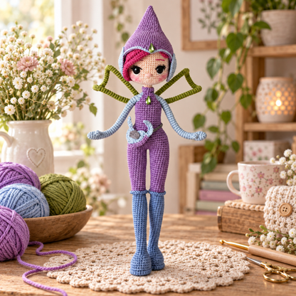 Crochet Tecna Amigurumi Fairy Doll Pattern