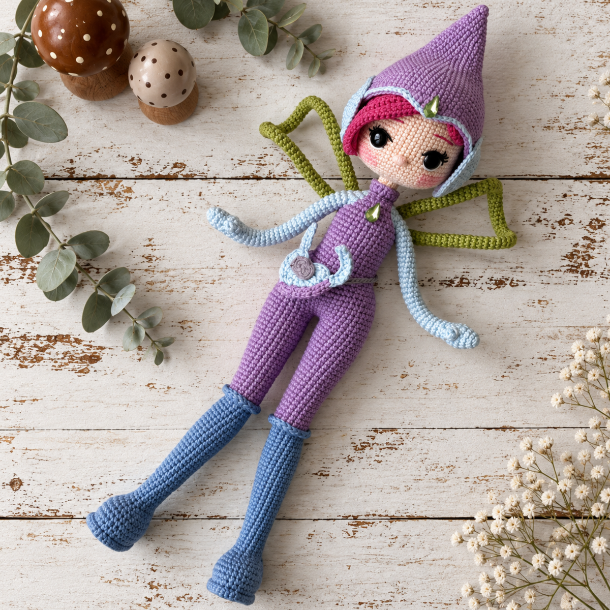 Crochet Tecna Amigurumi Fairy Doll Pattern