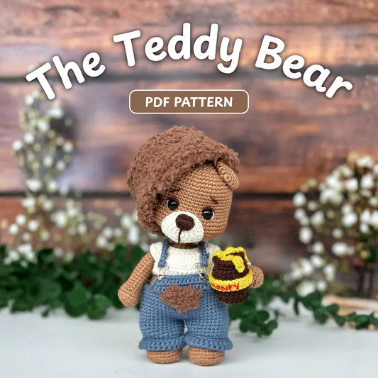 Crochet Teddy Bear Amigurumi Pattern