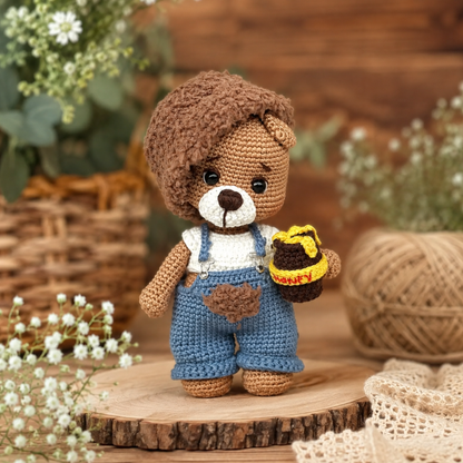 Crochet Teddy Bear Amigurumi Pattern