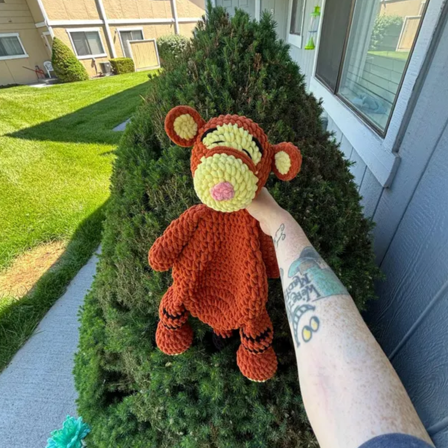 Crochet Tigger Snuggler Pattern