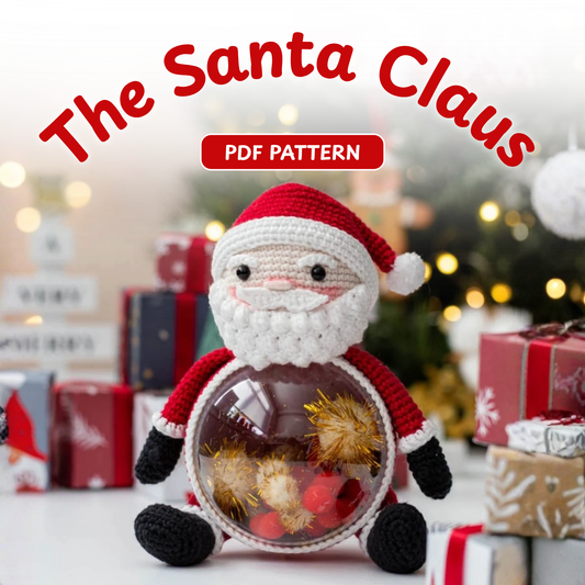 Crochet Christmas Toy Santa Claus and Mrs. Claus Pattern (Set)