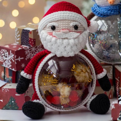 Crochet Christmas Toy Santa Claus and Mrs. Claus Pattern (Set)