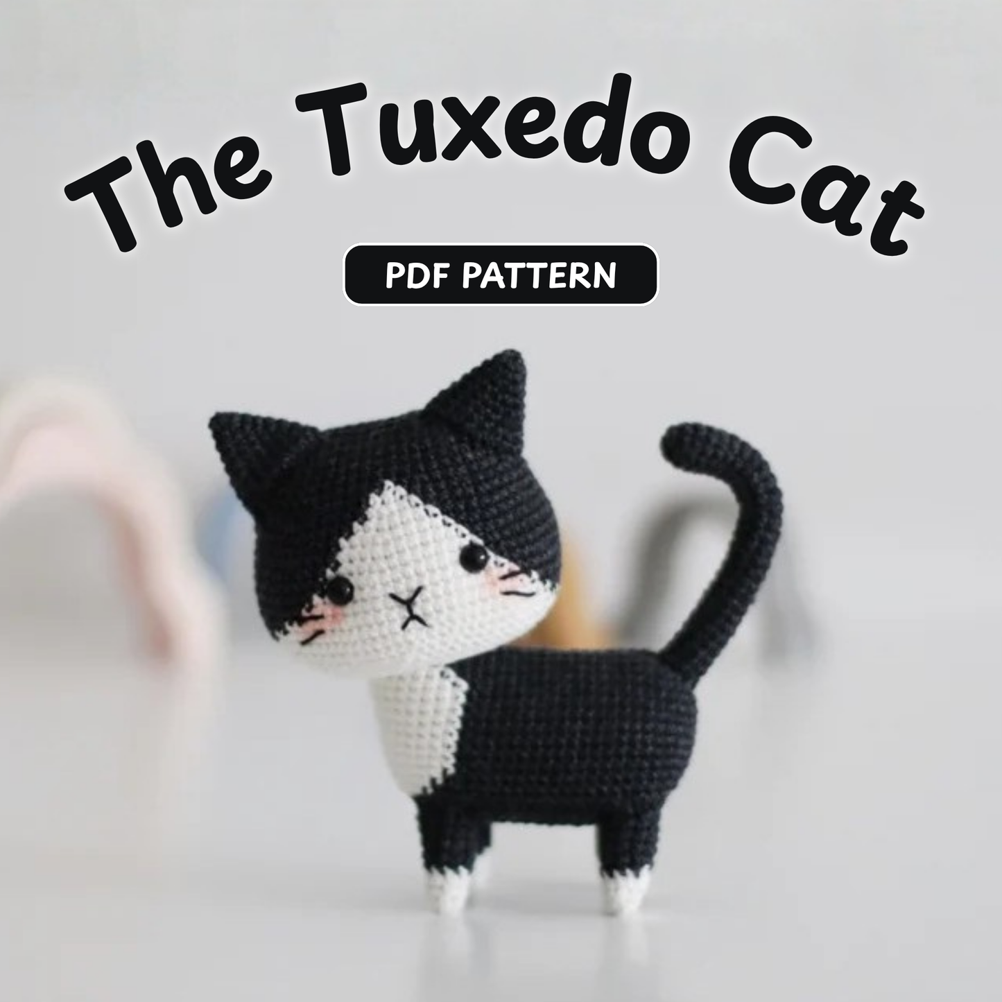 Crochet Tuxedo Cat Pattern