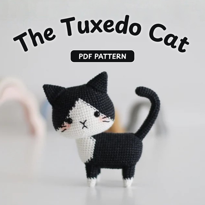 Crochet Tuxedo Cat Pattern