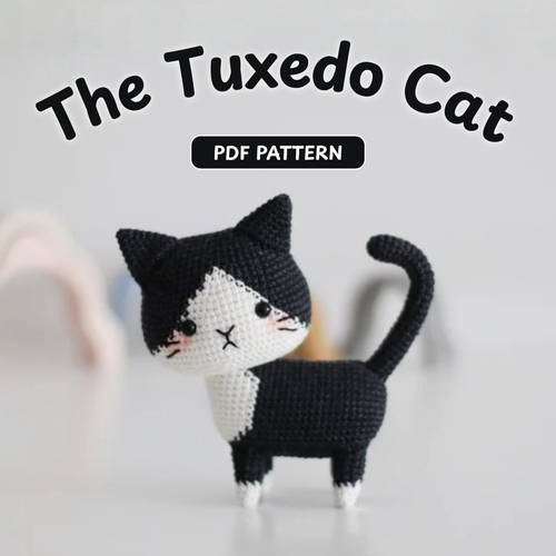 Crochet Tuxedo Cat Pattern