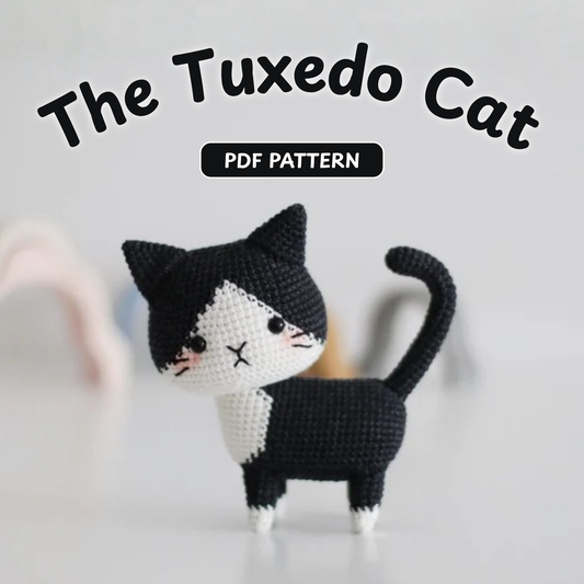 Crochet Tuxedo Cat Pattern