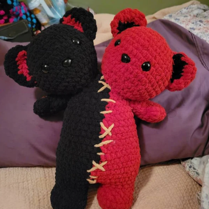 Crochet Two Headed Plushie Pattern