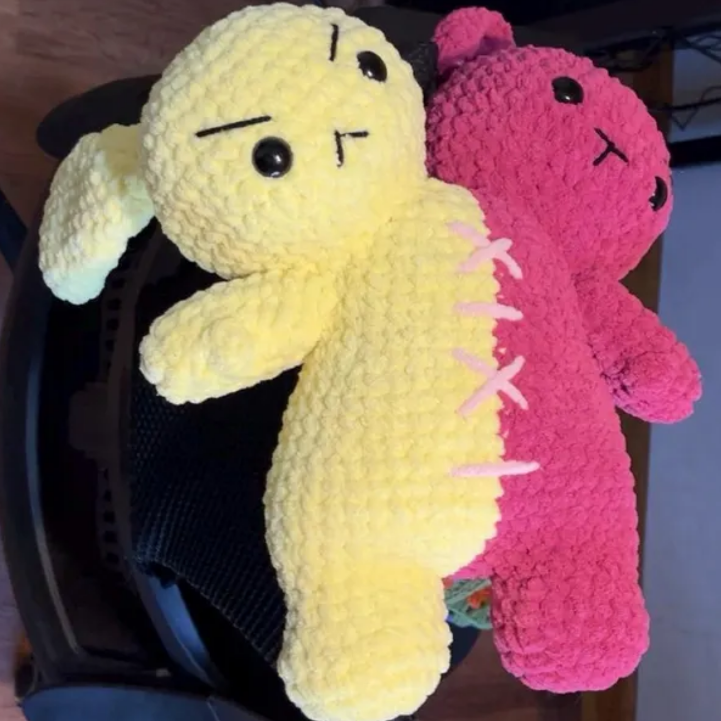 Crochet Two Headed Plushie Pattern