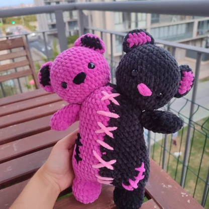 Crochet Two Headed Plushie Pattern