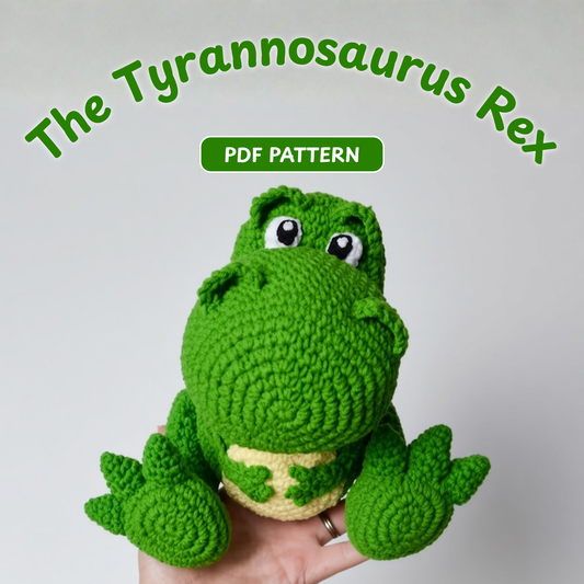 Crochet Tyrannosaurus Rex Amigurumi Pattern