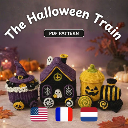 Crochet Halloween Train Pattern