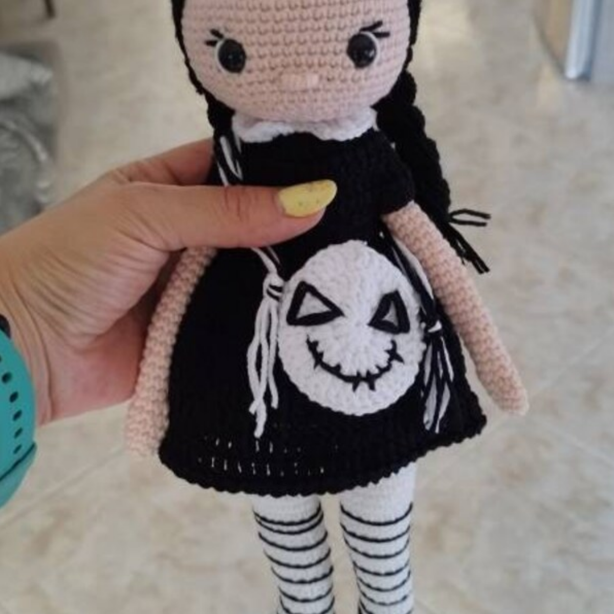Crochet Wednesday Amigurumi Doll Pattern