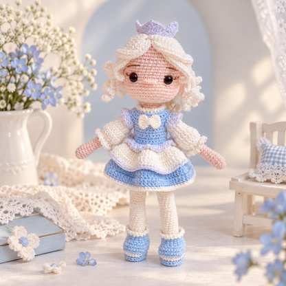 Crochet Winter Klara Amigurumi Doll Pattern