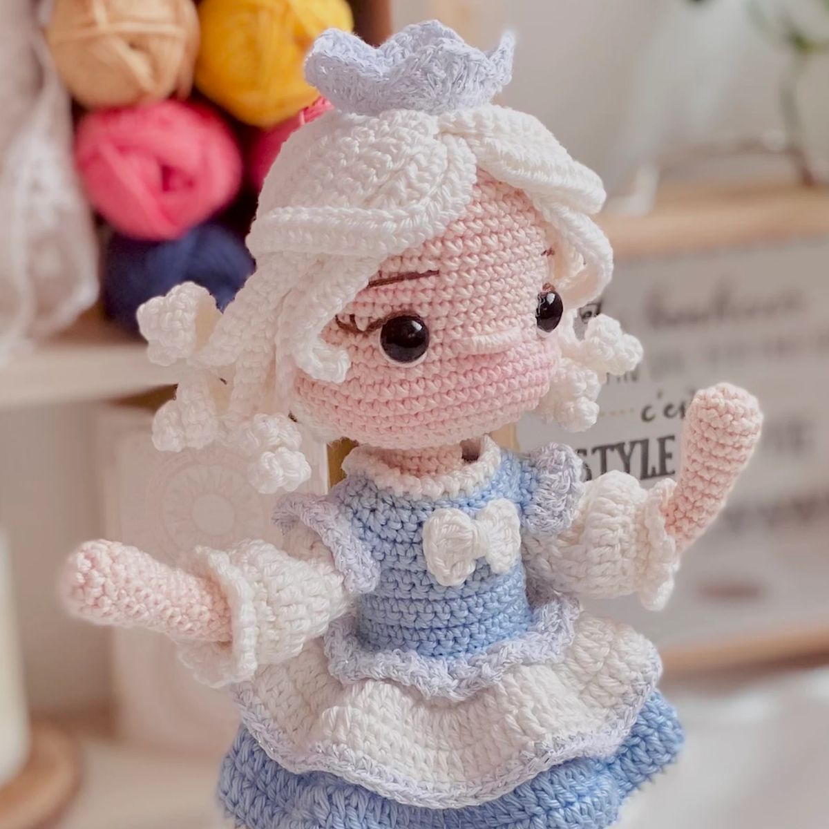 Crochet Winter Klara Amigurumi Doll Pattern