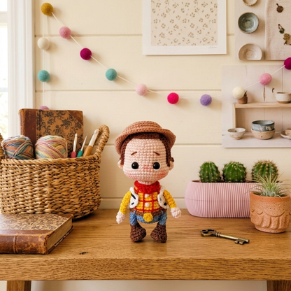 Crochet Woody Doll Pattern