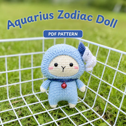 Crochet Aquarius Zodiac Doll Pattern