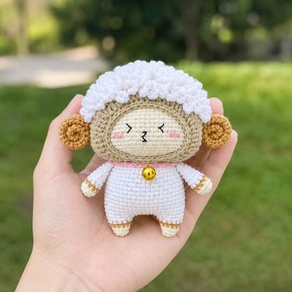 Crochet Aries Zodiac Keychain Pattern
