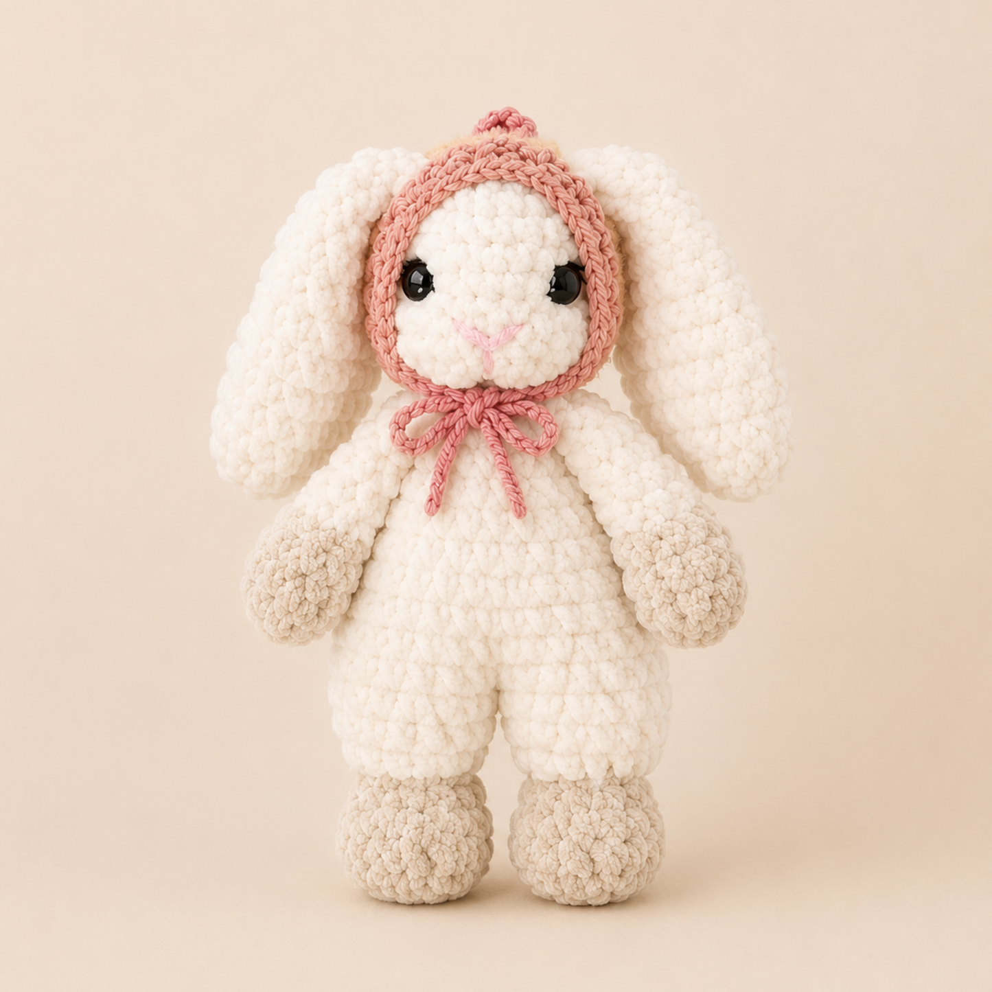 Crochet Bonnie Bunny Snuggler Pattern
