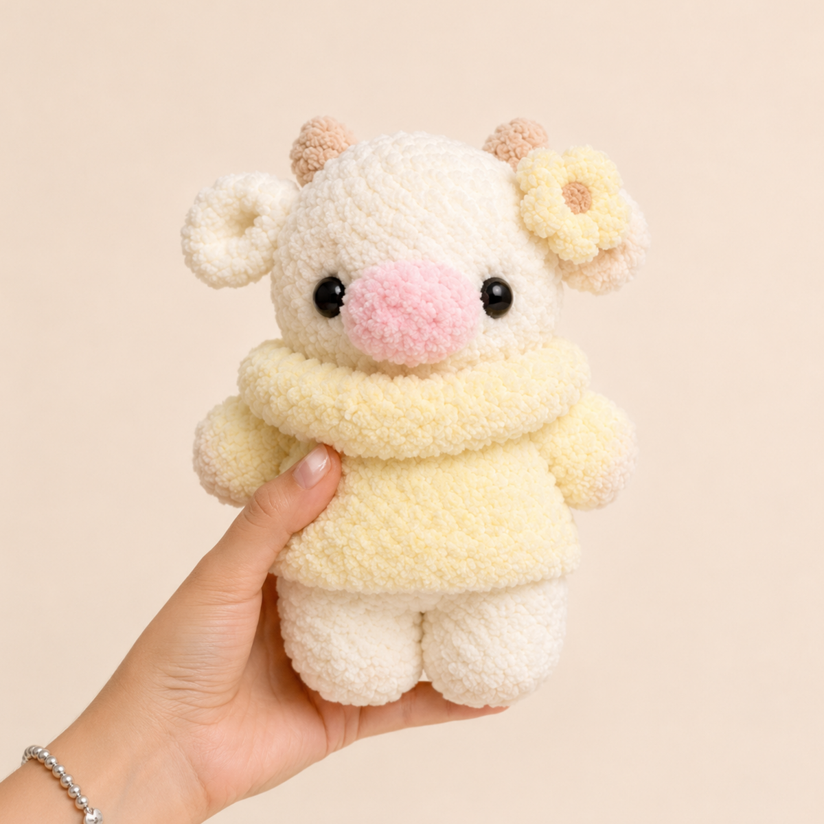 Baby Cow in Clothing Bundle Crochet Pattern