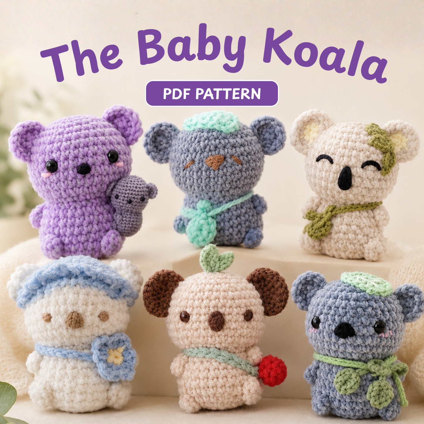 Crochet Baby Koala Pattern
