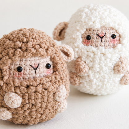 Crochet Baby Sheep Pattern (2 Sizes)