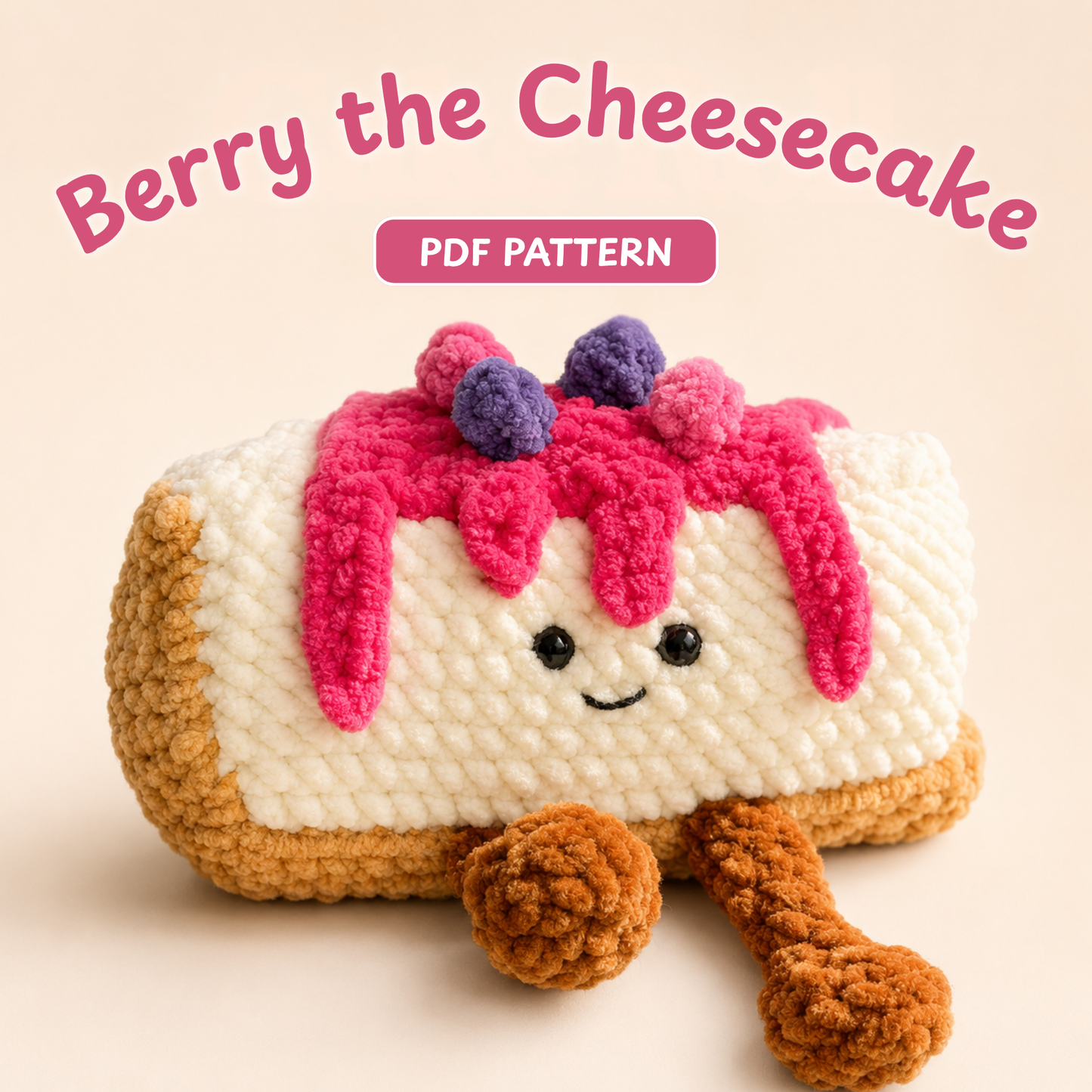 Crochet Berry the Cheesecake Pattern